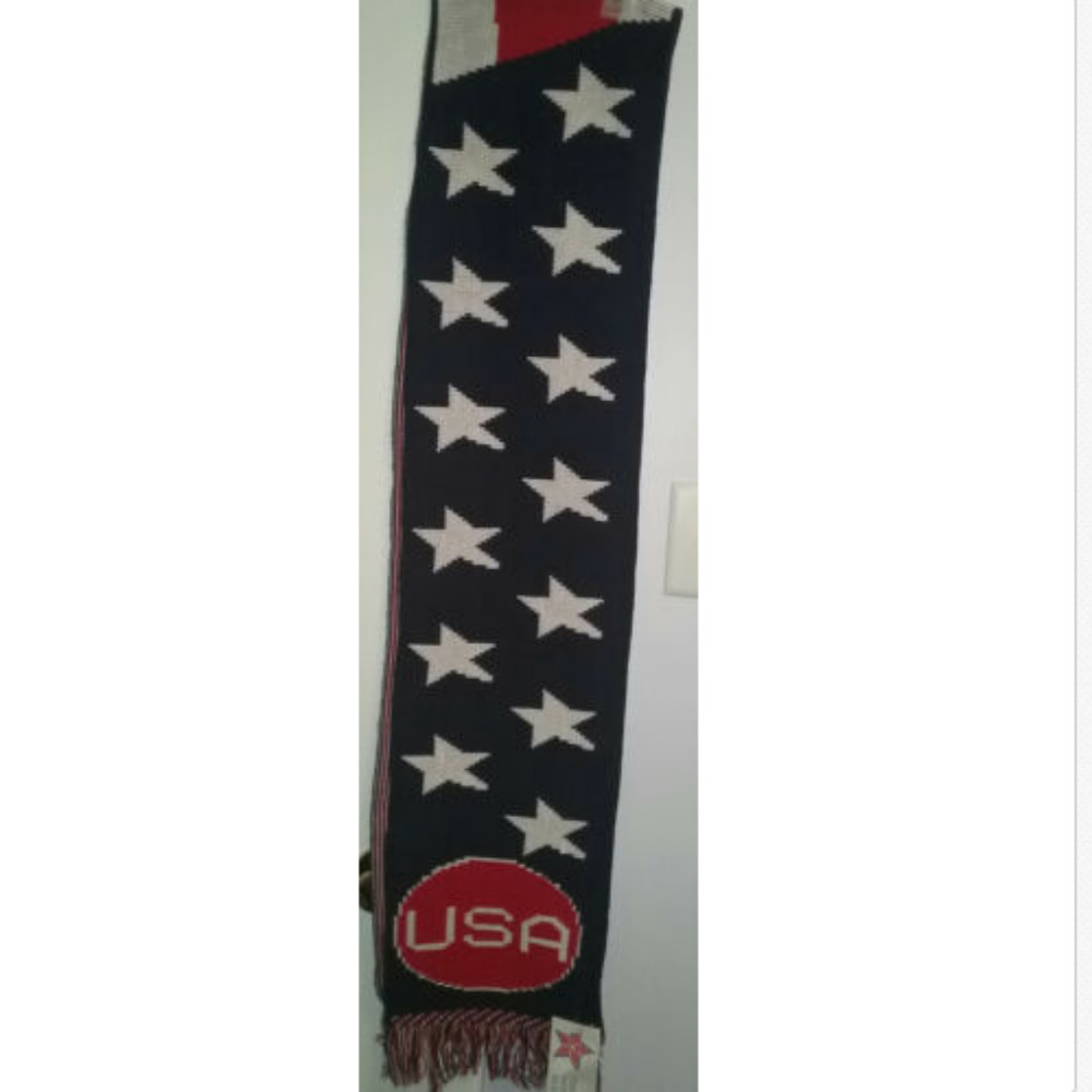 New Knitmakers USA Red, White, & Blue Scarf